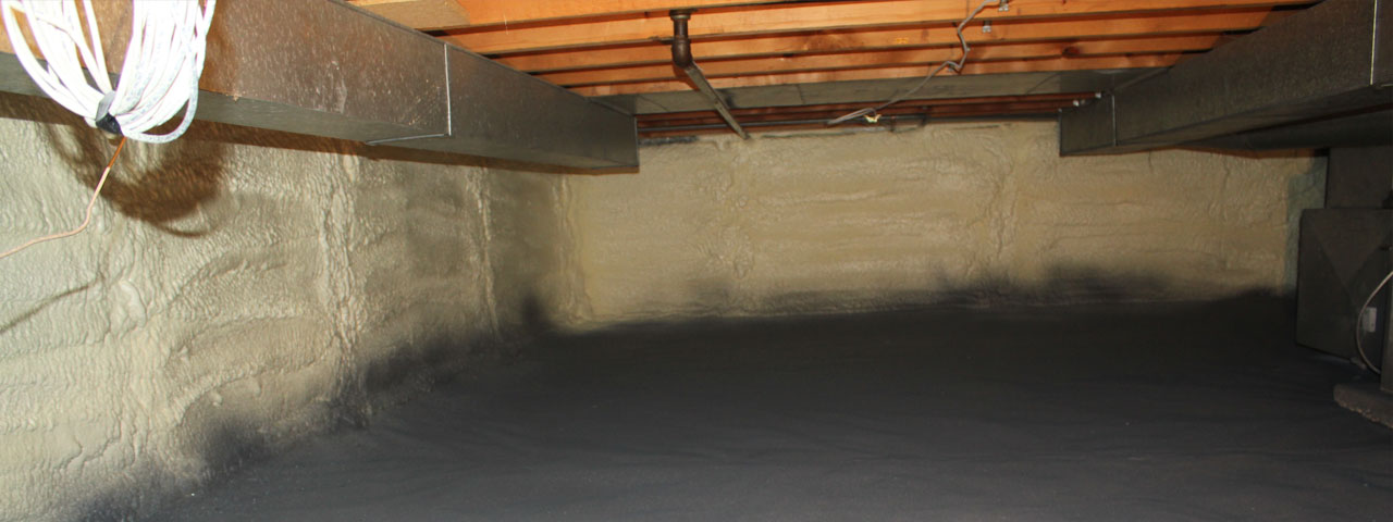 Madison spray foam insulation for crawl spaces
